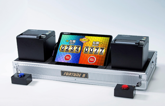 2列抽選のケースあり、ボタンありモデル